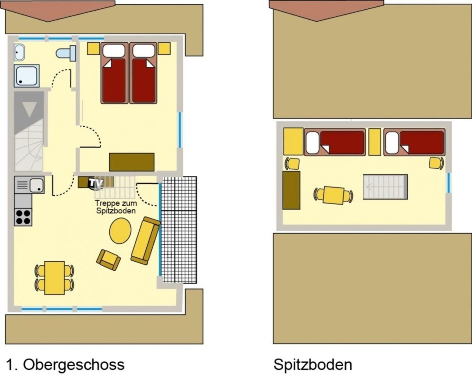 Ferienwohnung Nr 02 Og Spitzboden Born Extérieur photo